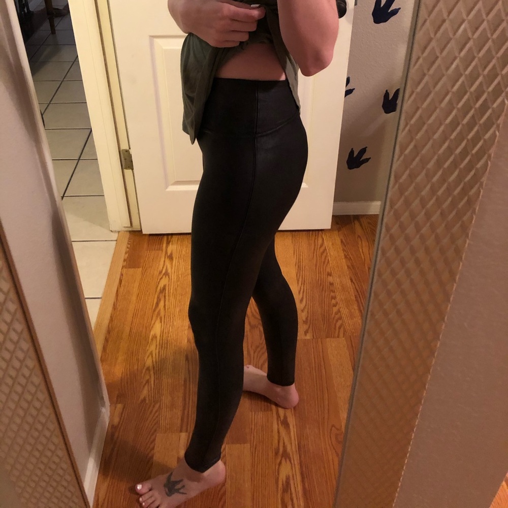 NWT size small faux leather spanx